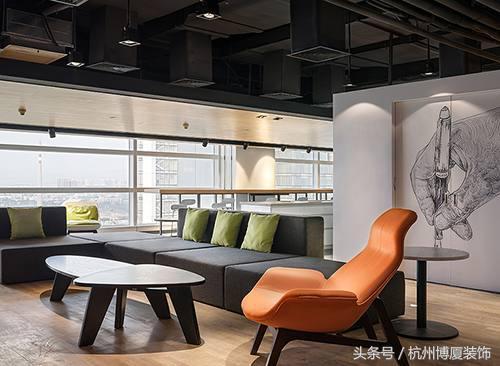 大氣又有情懷的工業風辦公室裝修設計，簡直帥呆了